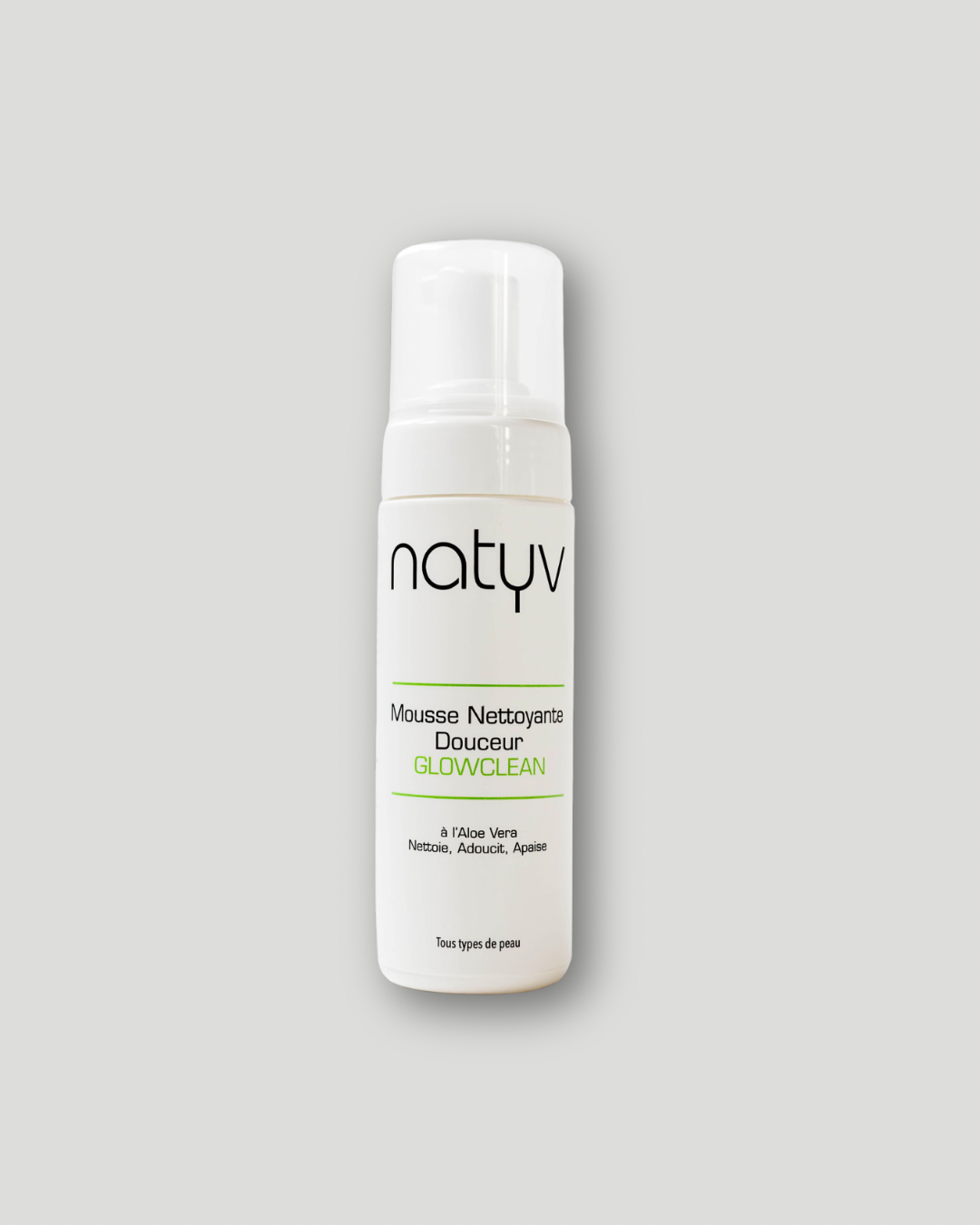 Mousse Nettoyante GLOWCLEAN –  Peau Douce & Éclat Naturel