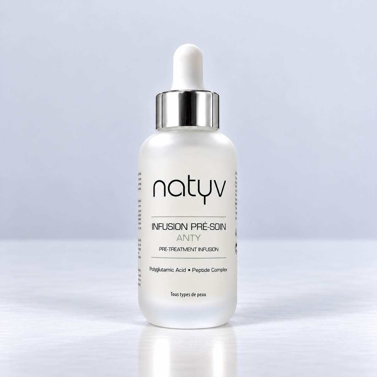 Natyv infusion pré soin peptides et acide polyglutamique 
